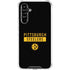 NFL Pittsburgh Steelers Black Performance Series Galaxy A54 5G Clear Case