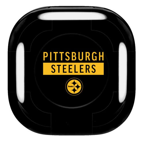 NFL Pittsburgh Steelers Black Performance Series Galaxy Buds Pro Skin