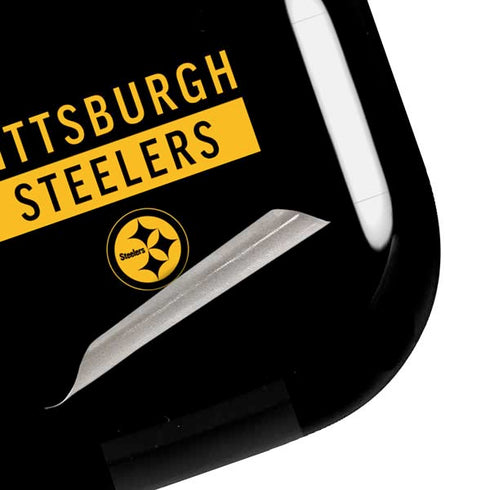 NFL Pittsburgh Steelers Black Performance Series Galaxy Buds Pro Skin