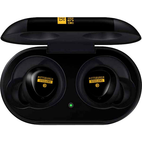 NFL Pittsburgh Steelers Black Performance Series Galaxy Buds Skin