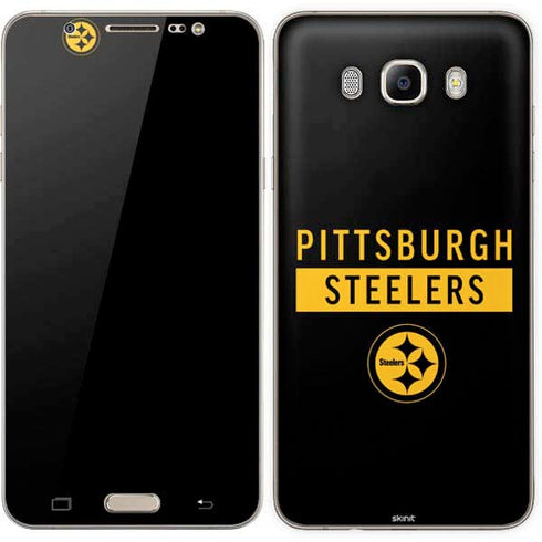 NFL Pittsburgh Steelers Black Performance Series Galaxy J7 Skin