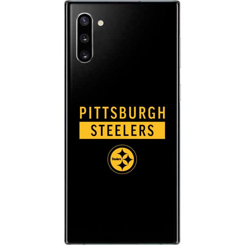 NFL Pittsburgh Steelers Black Performance Series Galaxy Note 10 Skin