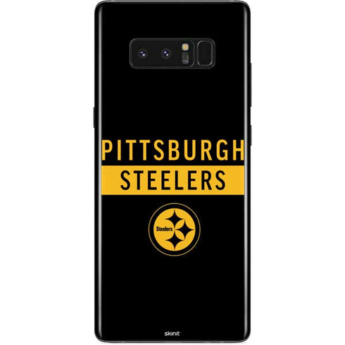 NFL Pittsburgh Steelers Black Performance Series Galaxy Note 8 Skin