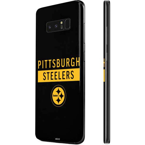 NFL Pittsburgh Steelers Black Performance Series Galaxy Note 8 Skin