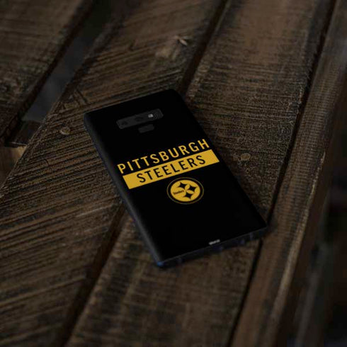 NFL Pittsburgh Steelers Black Performance Series Galaxy Note 9 Skin