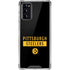 NFL Pittsburgh Steelers Black Performance Series Galaxy Note20 5G Clear Case