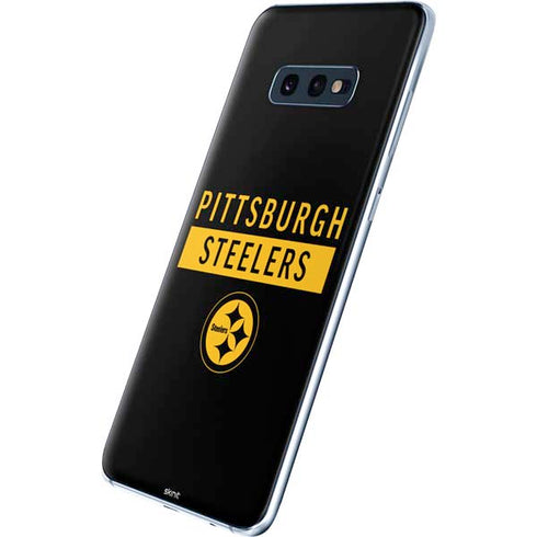 NFL Pittsburgh Steelers Black Performance Series Galaxy S10e Skin