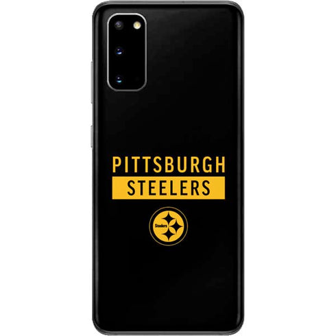 NFL Pittsburgh Steelers Black Performance Series Galaxy S20 Skin