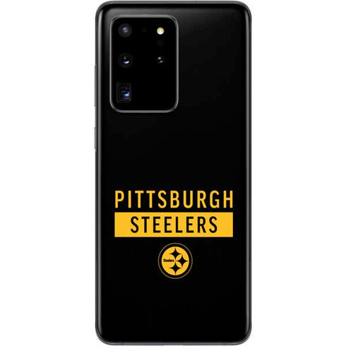 NFL Pittsburgh Steelers Black Performance Series Galaxy S20 Ultra 5G Skin
