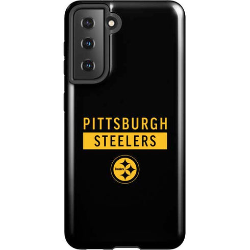 NFL Pittsburgh Steelers Black Performance Series Galaxy S21 5G Pro Case