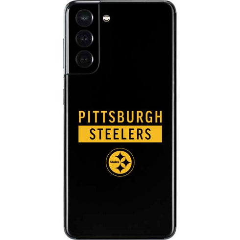 NFL Pittsburgh Steelers Black Performance Series Galaxy S21 5G Skin