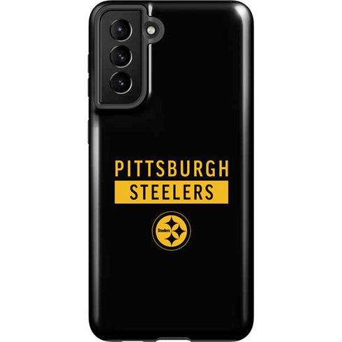 NFL Pittsburgh Steelers Black Performance Series Galaxy S21 Plus 5G Pro Case