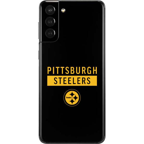 NFL Pittsburgh Steelers Black Performance Series Galaxy S21 Plus 5G Skin