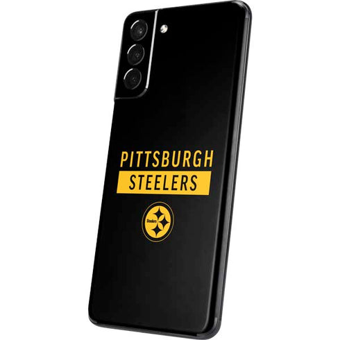 NFL Pittsburgh Steelers Black Performance Series Galaxy S21 Plus 5G Skin