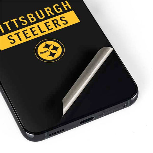 NFL Pittsburgh Steelers Black Performance Series Galaxy S22 Plus Skin
