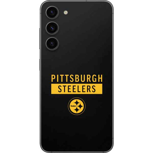 NFL Pittsburgh Steelers Black Performance Series Galaxy S23 Plus Skin