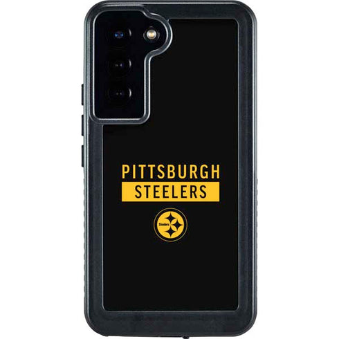 NFL Pittsburgh Steelers Black Performance Series Galaxy S23 Plus Waterproof Case