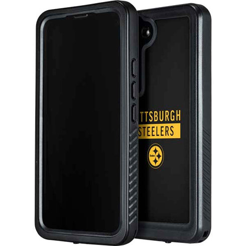 NFL Pittsburgh Steelers Black Performance Series Galaxy S23 Plus Waterproof Case