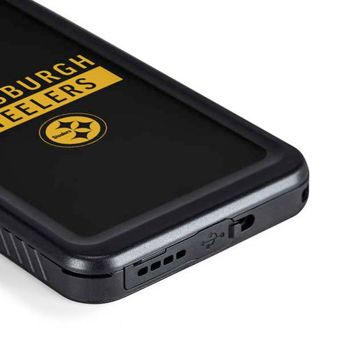 NFL Pittsburgh Steelers Black Performance Series Galaxy S23 Plus Waterproof Case
