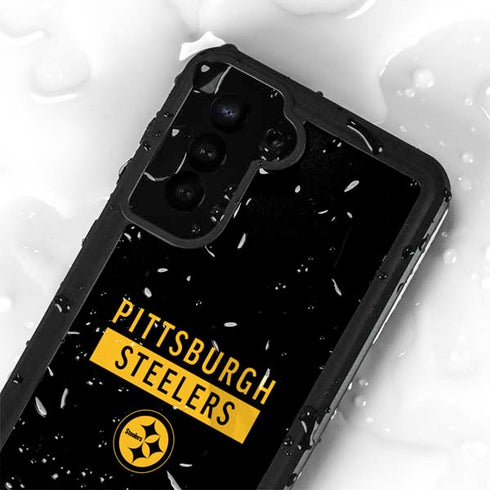 NFL Pittsburgh Steelers Black Performance Series Galaxy S23 Plus Waterproof Case