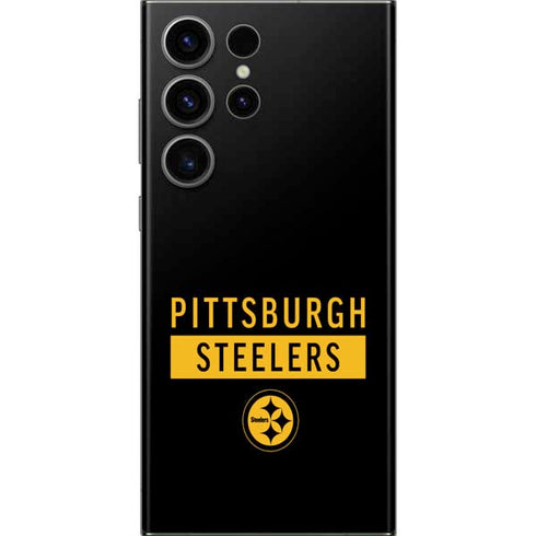 NFL Pittsburgh Steelers Black Performance Series Galaxy S23 Ultra Skin
