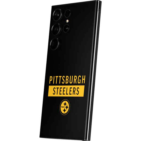 NFL Pittsburgh Steelers Black Performance Series Galaxy S23 Ultra Skin
