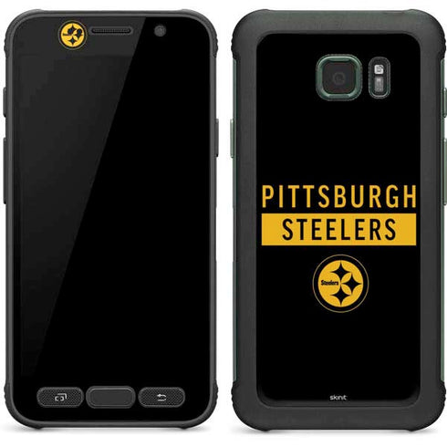 NFL Pittsburgh Steelers Black Performance Series Galaxy S7 Active Skin