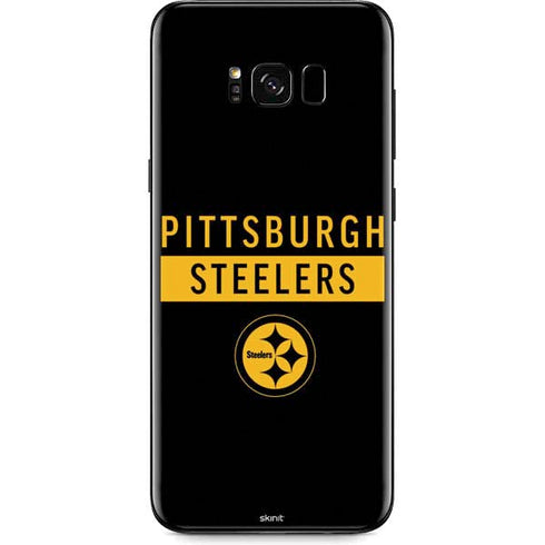 NFL Pittsburgh Steelers Black Performance Series Galaxy S8 Plus Skin