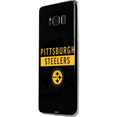 NFL Pittsburgh Steelers Black Performance Series Galaxy S8 Skin
