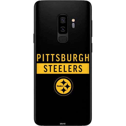 NFL Pittsburgh Steelers Black Performance Series Galaxy S9 Plus Skin