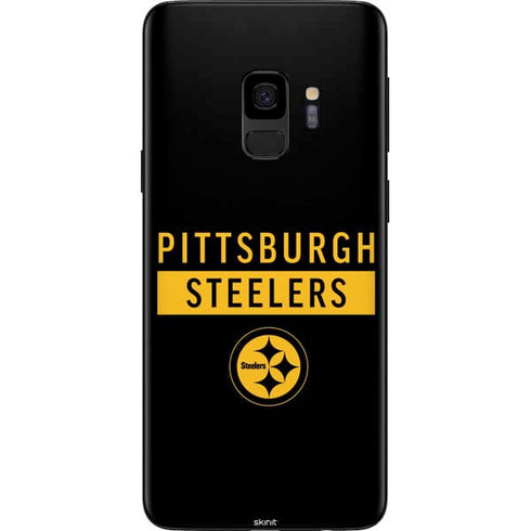 NFL Pittsburgh Steelers Black Performance Series Galaxy S9 Skin