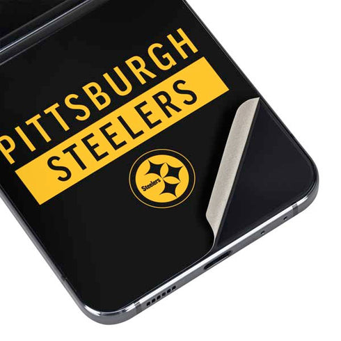NFL Pittsburgh Steelers Black Performance Series Galaxy Z Flip5 5G Skin