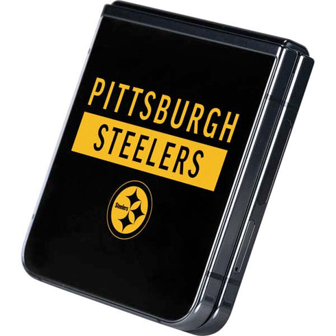 NFL Pittsburgh Steelers Black Performance Series Galaxy Z Flip5 5G Skin
