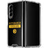 NFL Pittsburgh Steelers Black Performance Series Galaxy Z Fold4 5G Clear Case