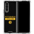 NFL Pittsburgh Steelers Black Performance Series Galaxy Z Fold4 5G Clear Case