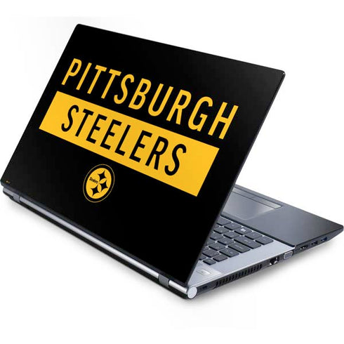 NFL Pittsburgh Steelers Black Performance Series Generic Laptop Skin