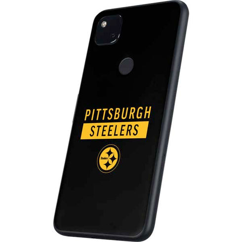 NFL Pittsburgh Steelers Black Performance Series Google Pixel 4a Skin