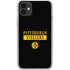 NFL Pittsburgh Steelers Black Performance Series iPhone 11 Clear Case