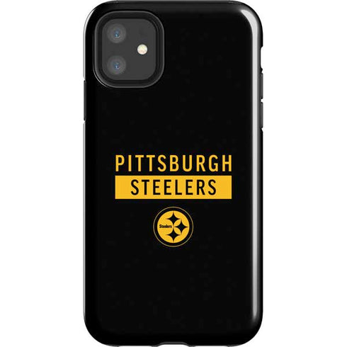 NFL Pittsburgh Steelers Black Performance Series iPhone 11 Impact Case