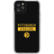 NFL Pittsburgh Steelers Black Performance Series iPhone 11 Pro Clear Case