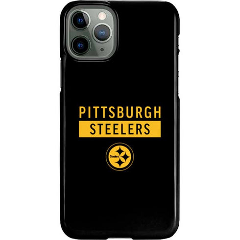 NFL Pittsburgh Steelers Black Performance Series iPhone 11 Pro Lite Case
