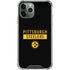 NFL Pittsburgh Steelers Black Performance Series iPhone 11 Pro Max Clear Case