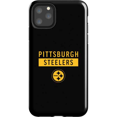 NFL Pittsburgh Steelers Black Performance Series iPhone 11 Pro Max Impact Case