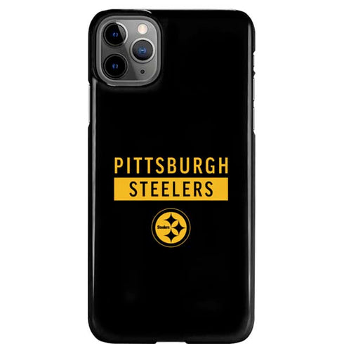 NFL Pittsburgh Steelers Black Performance Series iPhone 11 Pro Max Lite Case