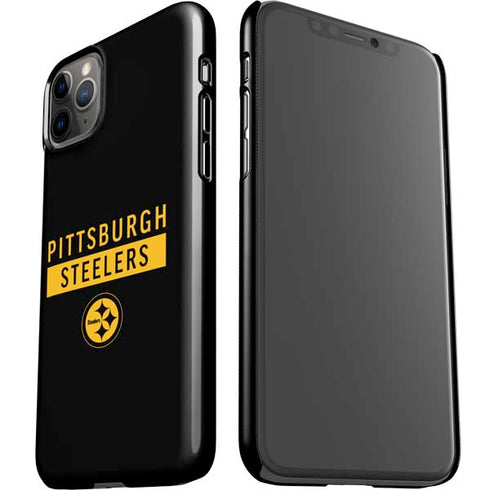 NFL Pittsburgh Steelers Black Performance Series iPhone 11 Pro Max Lite Case
