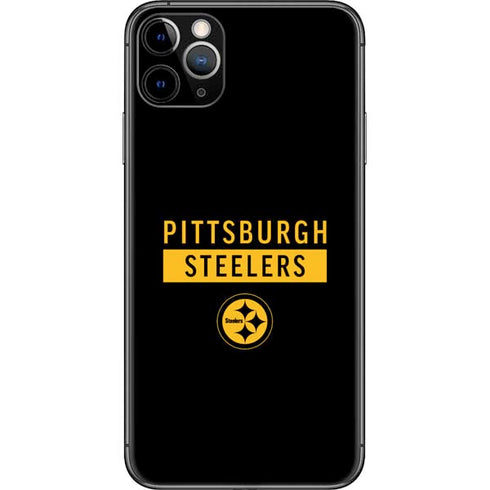 NFL Pittsburgh Steelers Black Performance Series iPhone 11 Pro Max Skin