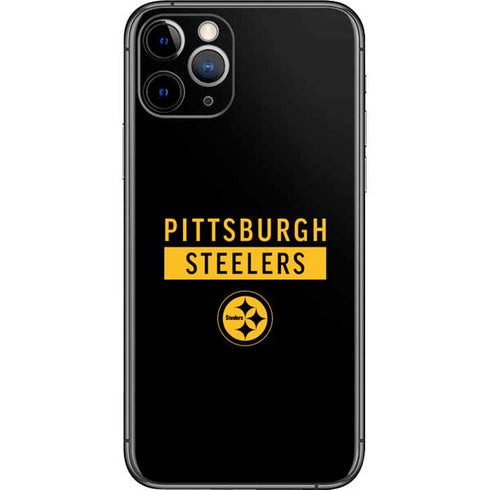 NFL Pittsburgh Steelers Black Performance Series iPhone 11 Pro Skin