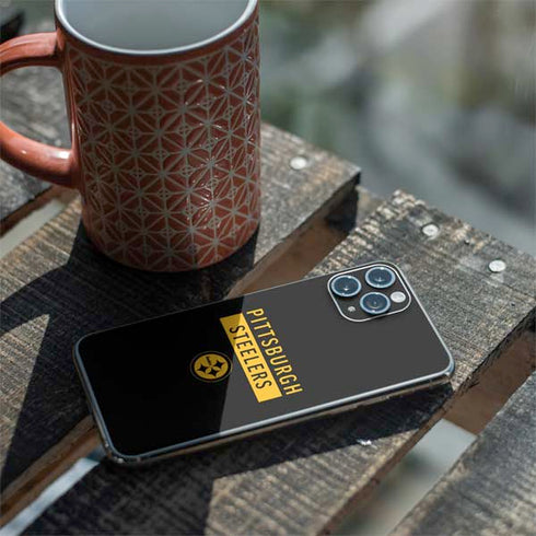 NFL Pittsburgh Steelers Black Performance Series iPhone 11 Pro Skin