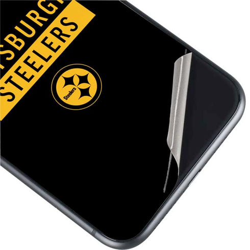 NFL Pittsburgh Steelers Black Performance Series iPhone 11 Skin