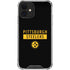 NFL Pittsburgh Steelers Black Performance Series iPhone 12 Clear Case